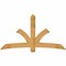 Ekena Millwork Davenport Rough Sawn Timber Gable Bracket, Western Red Cedar, 84"W x 45"H x 6"D x 6"F, 13/12 Pitch GBW084X45X0606DAV00RWR - alternate 1